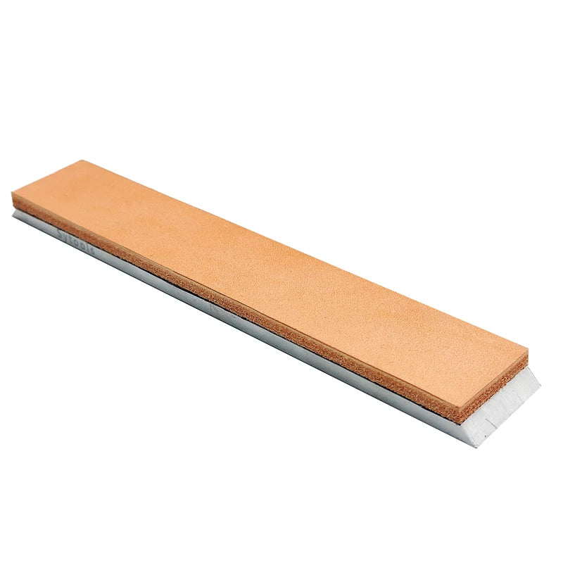 Knife Sharpening Tool with Leather Honing Strop, 6 Inch, Eco-Friendly, Multiple Colors