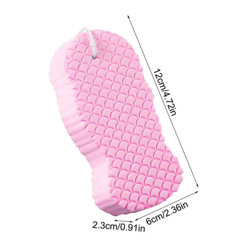 Exfoliating Bath Sponge Set - Soft PVA Body Scrubbing Washcloths for Skin Care