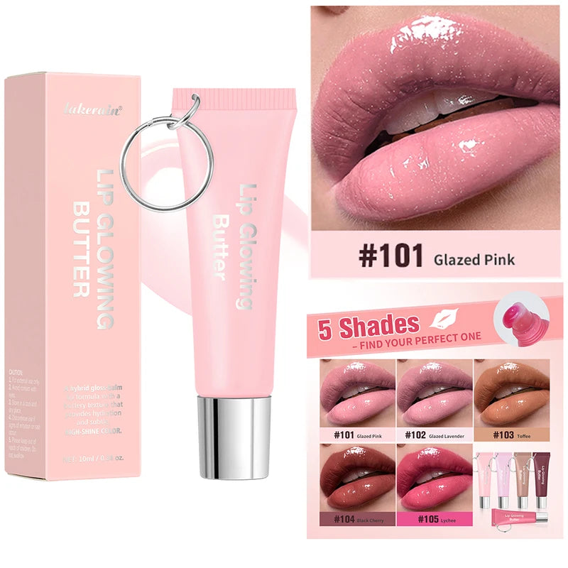Long Lasting Moisturizing Lip Gloss with Glitter and Shine - Lip Lipstick & Lip Tint
