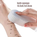 Exfoliating Foot and Body Brush with Silicone Massage Mat - Wall-Mounted Bath Scrubber