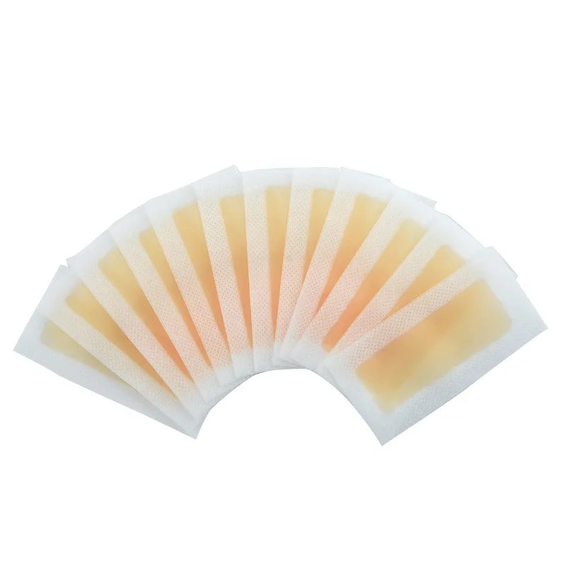 10pcs Honey Scented Facial Hair Removal Wax Strips for Brows Lips Cheeks