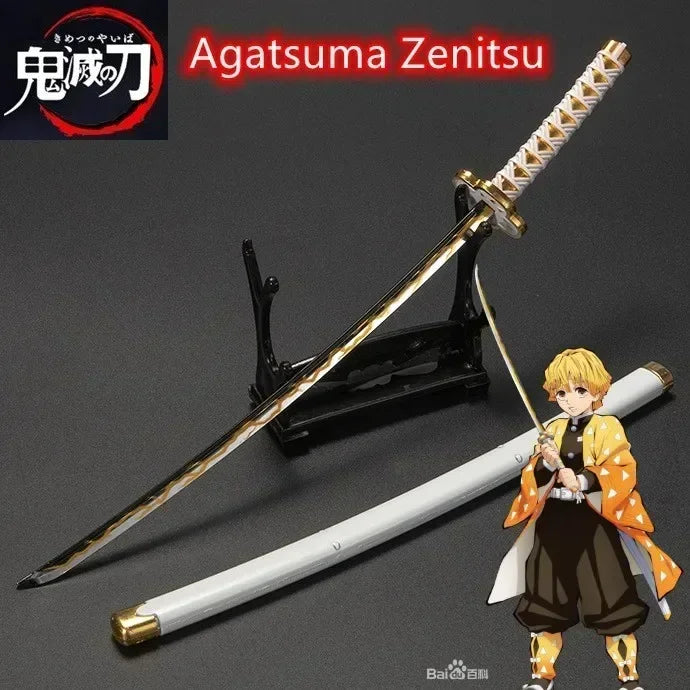 10-Inch Metal Demon Slayer Katana Toy Sword - Kimetsu No Yaiba Collectible Gift