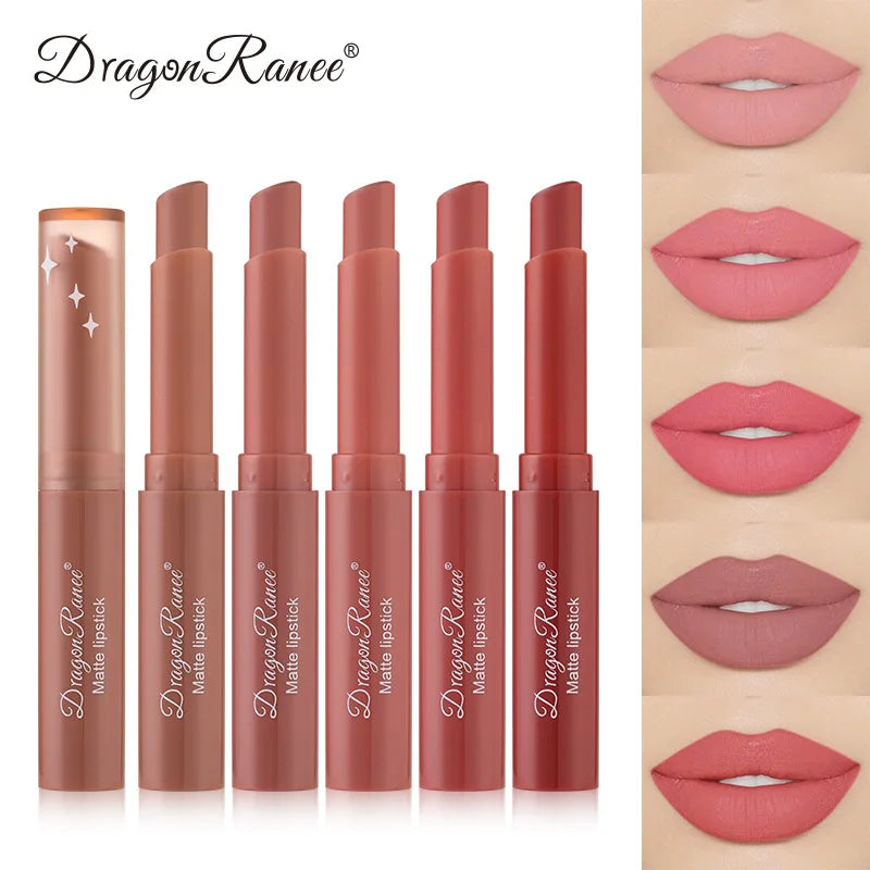Waterproof Matte Lipstick & Lip Liner Pen Set - Long Lasting, 12 Colors