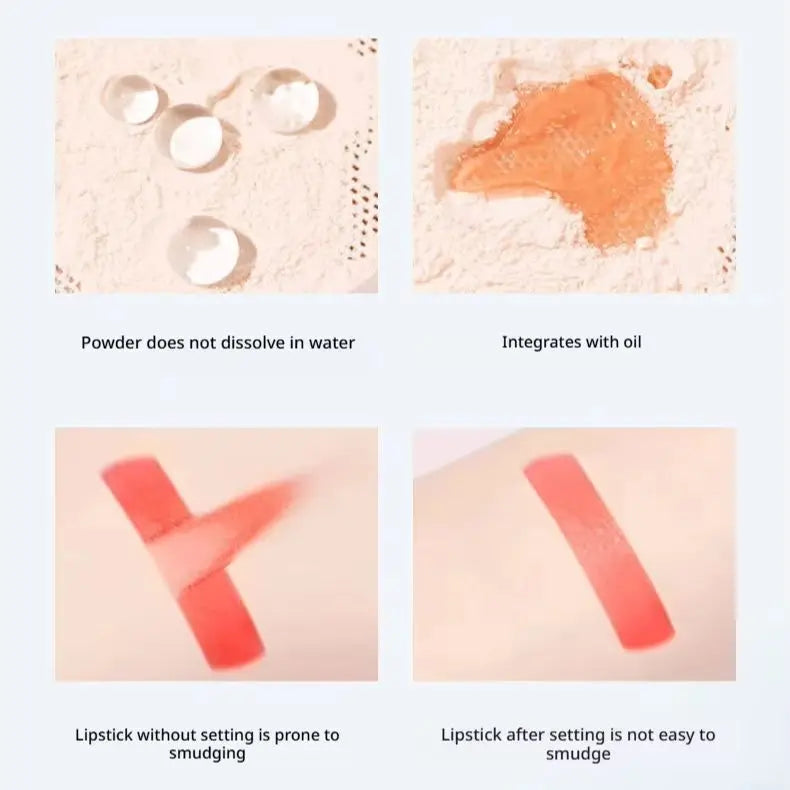 Long Lasting Waterproof Loose Face Powder for Oil Control & Brightening - Natural Finish