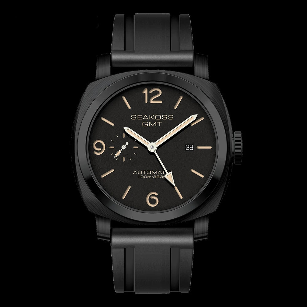 Automatic Mechanical Dive Watch 100m Waterproof GMT Sapphire Luminous Men’s Wristwatch