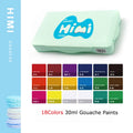 Jelly Gouache Paint Set 18/24 Colors - Portable Case for Artists & Beginners
