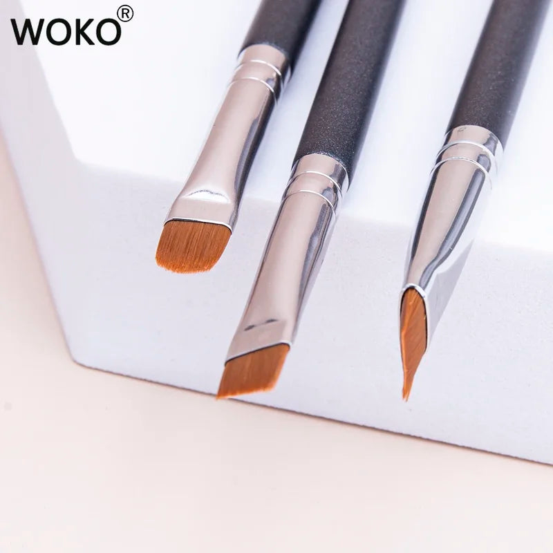 Precision Lip & Eyebrow Brush Set - Fine Detail Concealer Makeup Tools