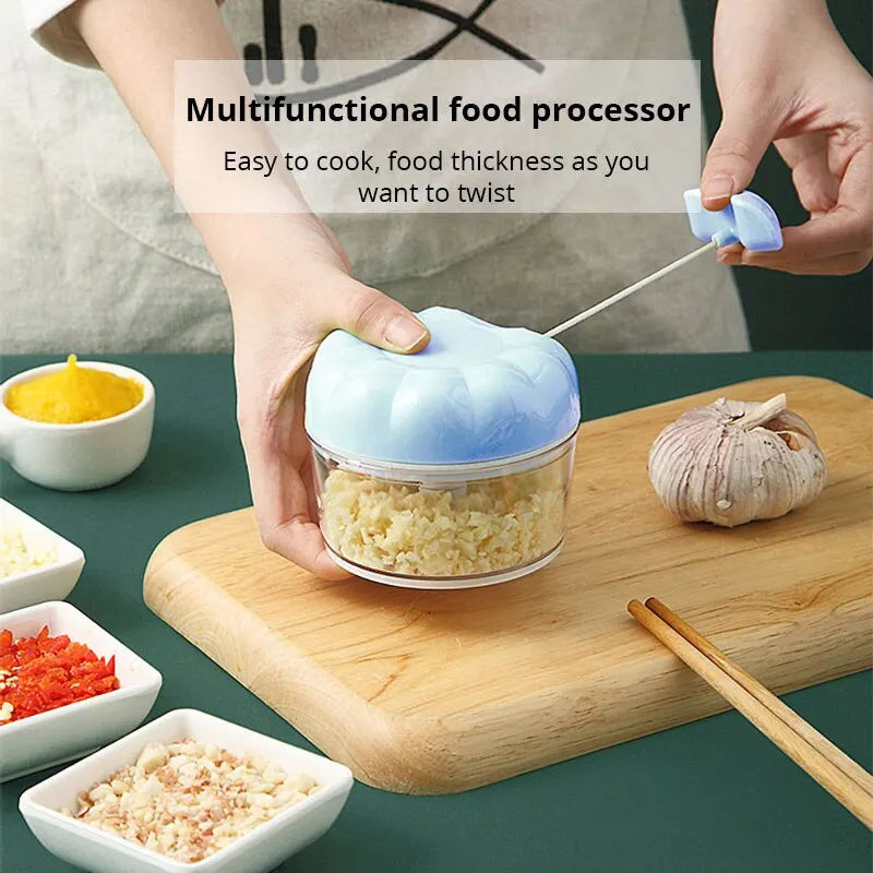 Manual Garlic Masher - Eco-Friendly Kitchen Tool for Minced Garlic & Vegetables