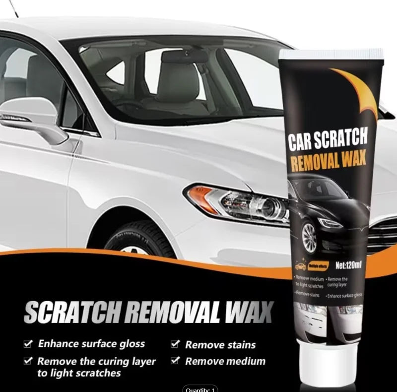 Car Scratch Repair Paste Kit with Cloth & Sponge for Paint Polishing