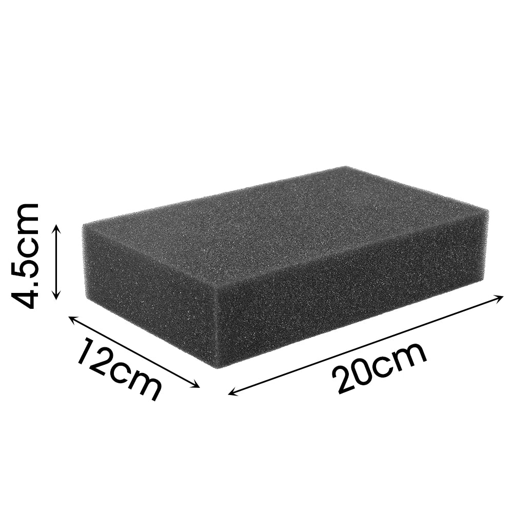 Black Car Wash Sponge Block - Absorbent, Durable, Multi-Purpose Cleaning Tool