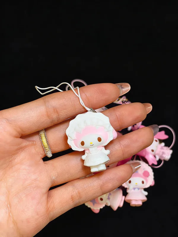 Anime My Melody Ballet Rabbit Pendant Blind Box Cute Bag Charm Gift for Fans