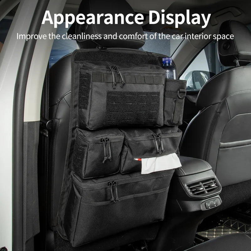 Multifunctional Luggage Organizer and Storage Bag for Car Rear Seats - Hanging Rear Seat Storage