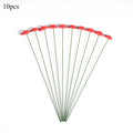 Wooden Ladybug Garden Stakes Set 10pcs Outdoor Yard Decor Easter Festival