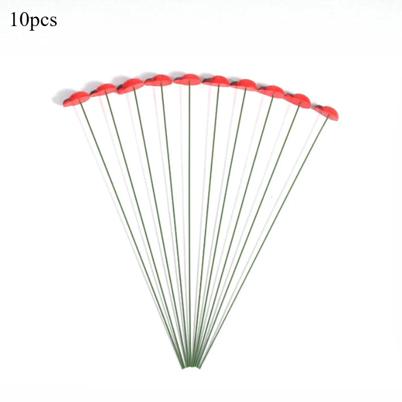 Wooden Ladybug Garden Stakes Set 10pcs Outdoor Yard Decor Easter Festival