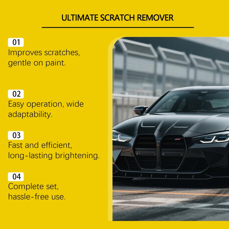 Car Scratch Remover Kit 100g Paint Swirl Polish Wax for Auto Detailing