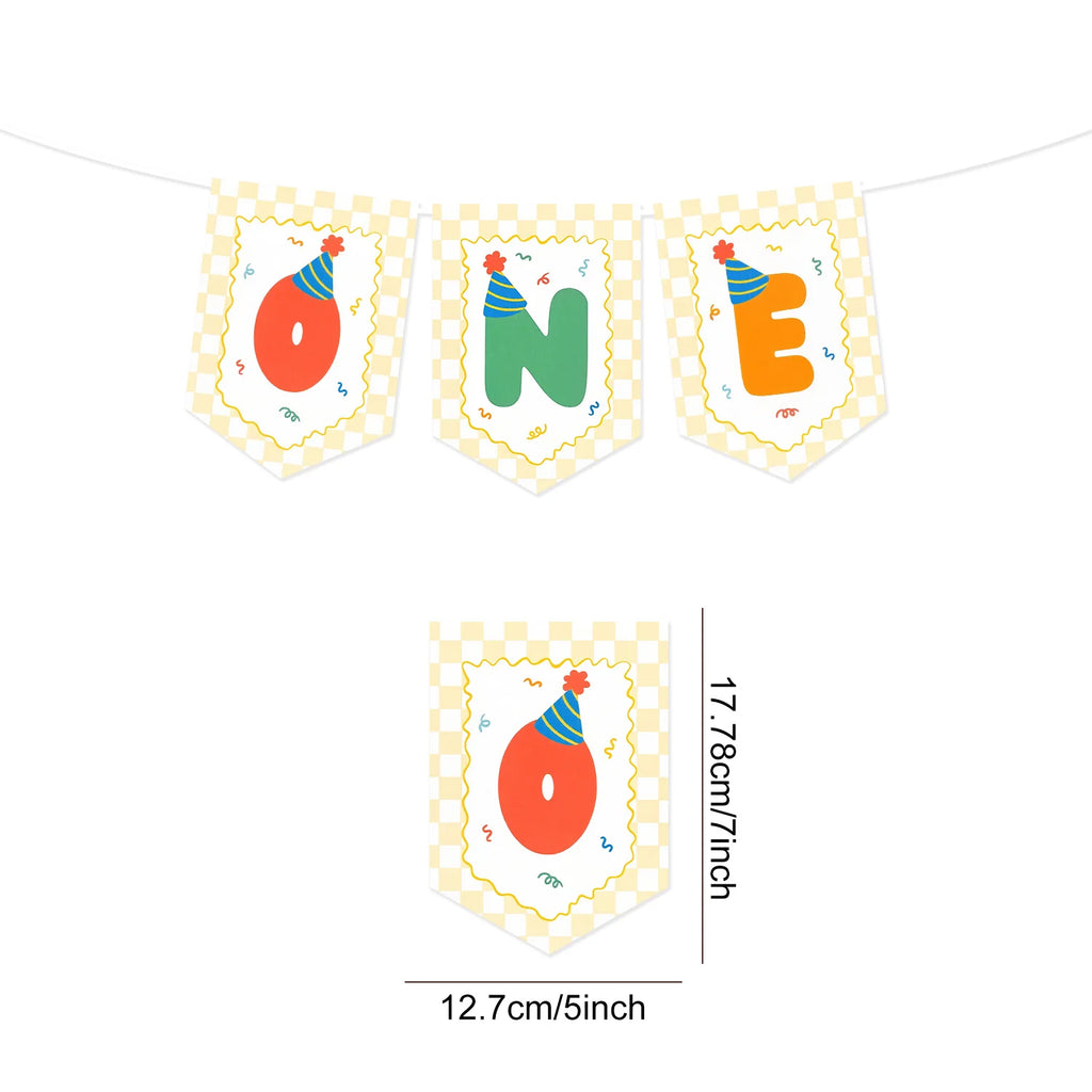 First Birthday Party Decorations Ribbon Garland Banner Bohemian Style Kids Baby Shower