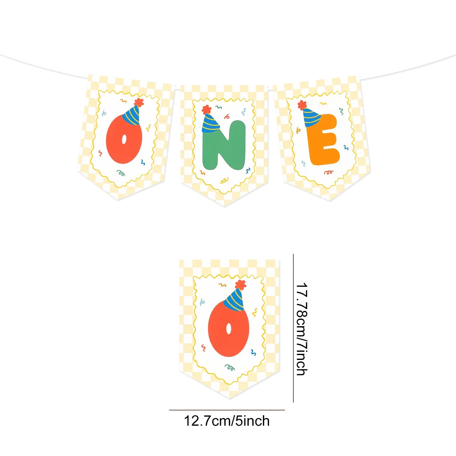 First Birthday Party Decorations Ribbon Garland Banner Bohemian Style Kids Baby Shower