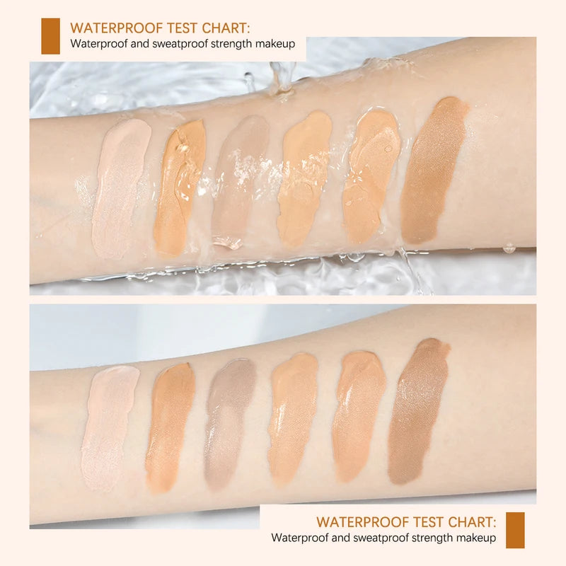 Liquid Foundation Concealer Matte Oil-Control Waterproof Face Makeup 30ML - Multiple Colors