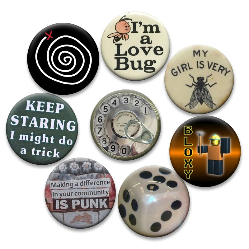 Creative Smiling Face Lapel Pins with Animal Designs - Exquisite Brooches for Clothing and Accessories