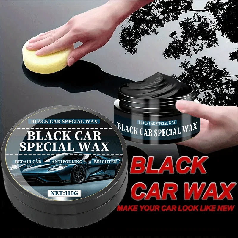Black Car Wax for Scratch Removal & Paint Polishing - Auto Scratch Remover