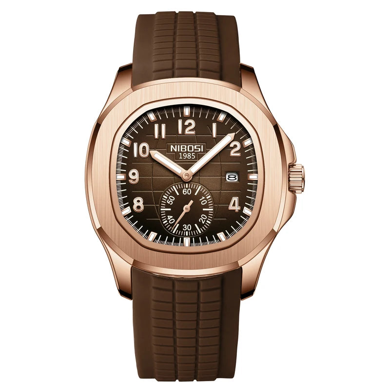 Men's Sports Watch Waterproof Luminous Auto Date Quartz Watch