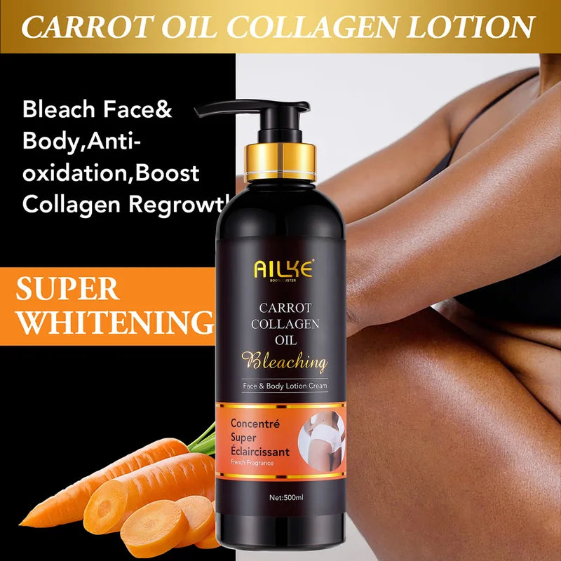 Natural Collagen Skin Whitening Serum for Face & Body - Reduce Dark Spots & Moisturize