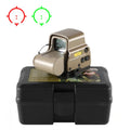 Red Green Dot Reflex Sight with Picatinny 20mm Quick Release Mount - 1x Magnification