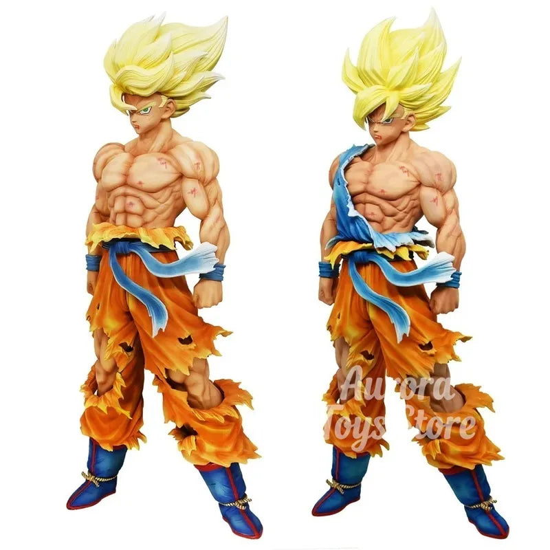 28cm Dragon Ball Z Action Figure Goku Super Saiyan PVC Collectible Toy - Multiple Colors