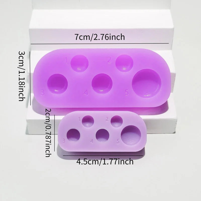 Rectangular Silicone Makeup Palette with 5 Functions for Lash & Brow Lamination