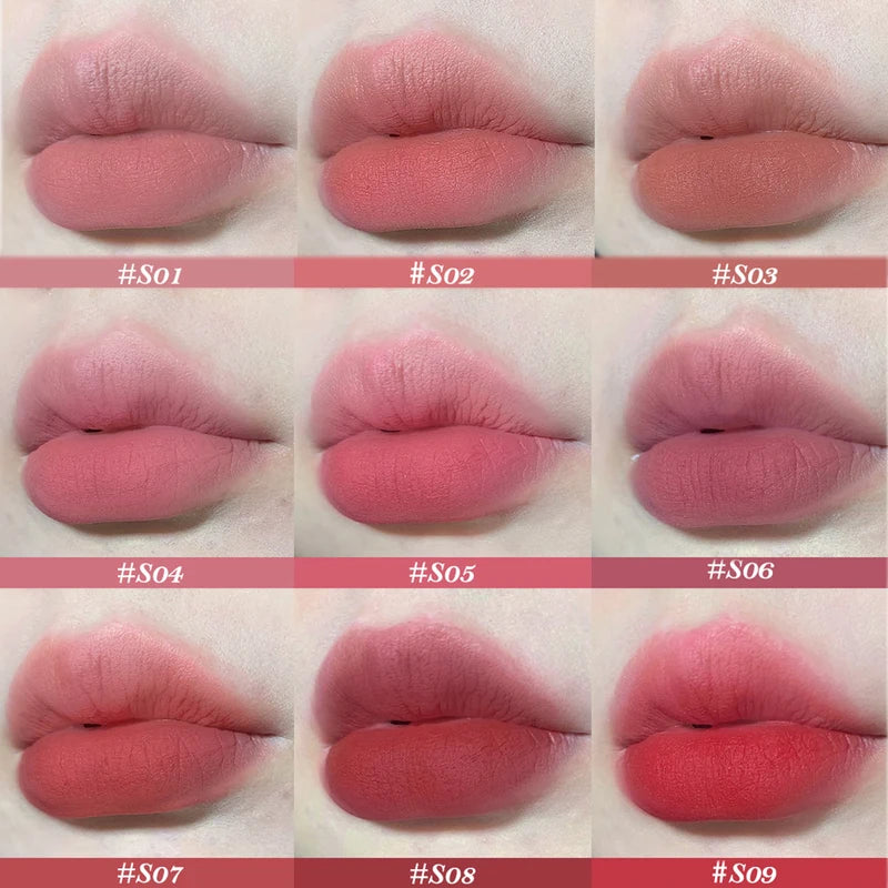 Vegan Matte Lip Cream Liquid Lipstick Long Lasting Velvet Lip Makeup