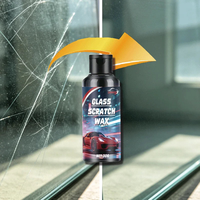 Glass Scratch Repair Wax - Residue-Free Car Window Scratch Remover & Protective Coating