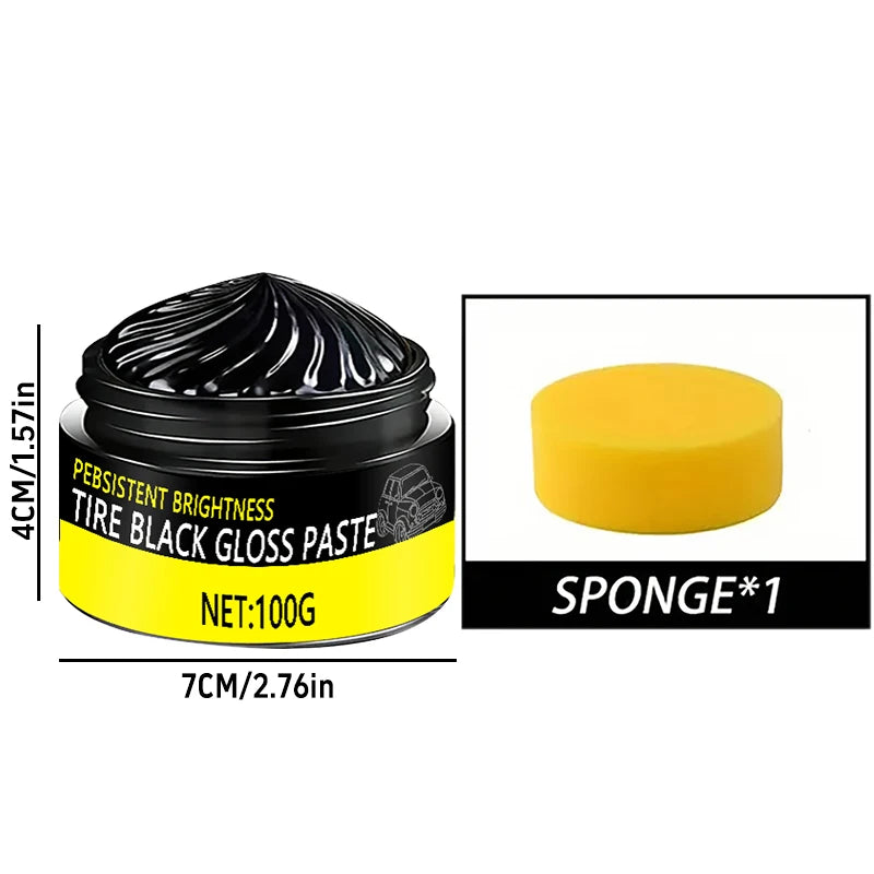 Car Plastic Repair Wax 100g Multi-Purpose Tire & Interior Scratch Fix
