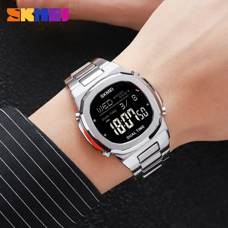 Digital Sport Watch Men Waterproof Multi-Function Wristwatch - LED Alarm & Calendar