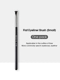 Eyebrow and Eye Makeup Brush Flat Head Circular Arc Eyeliner Brush - Multi Color Handle