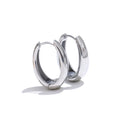 Geometric U-Shape Hoop Earrings - 18K Gold PVD Plated Stainless Steel Jewelry