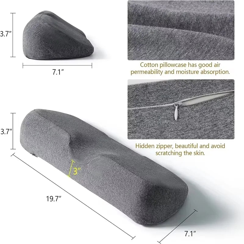 Memory Foam Cervical Neck Pillow for Pain Relief and Support