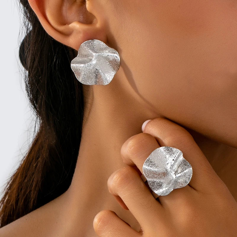 Women's Geometric Jewelry Set Earrings & Ring Casual & Vacation Wear