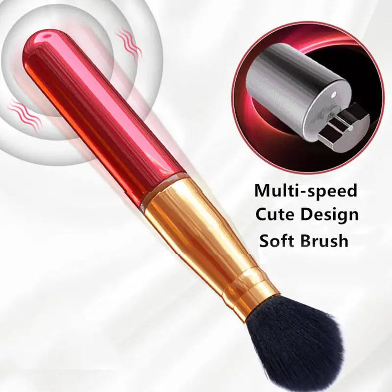 Electric Makeup Brush for Flawless Blending and Contouring - Wireless, Interchangeable Heads