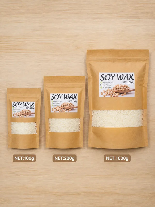 1000g Natural Soy Wax for Candle Making - Eco-Friendly Raw Material
