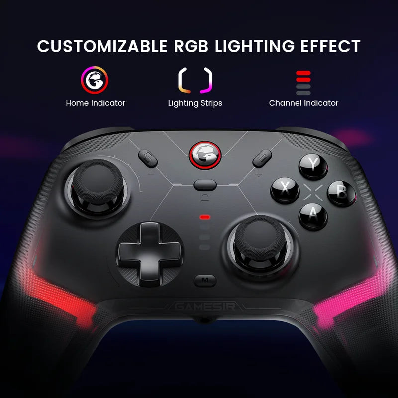 Wireless Game Controller for Nintendo Switch, PC, iOS & Android - Tri-Mode, Hall Effect Sticks