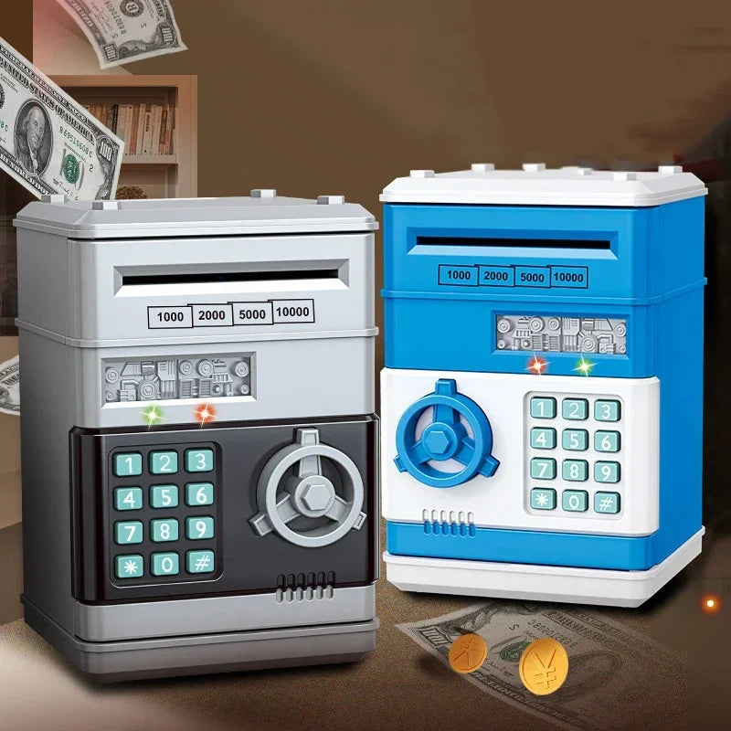 Electronic Piggy Bank Moneybox with Password Security and Light Sound Features