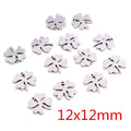 30pcs Stainless Steel Charms for Jewelry Making - Elephant Moon Star Heart Pendants