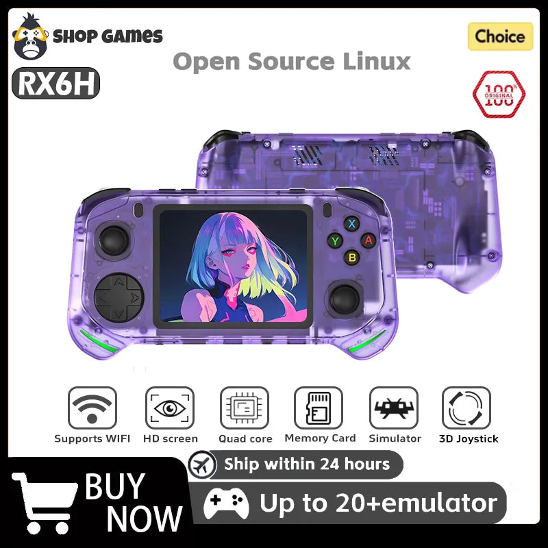 Retro Handheld Game Console 3.5 Inch IPS Screen 64GB Portable Video Player