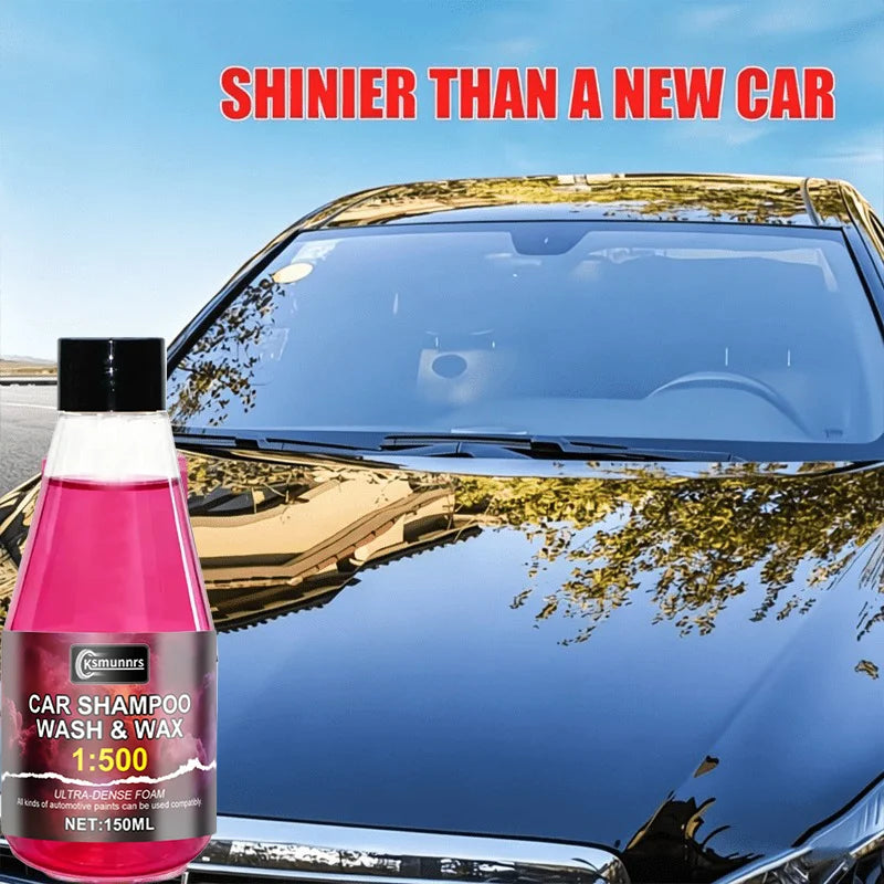 Automotive Exterior Car Wash Liquid - Pink High Foam, Creamy Full Coverage