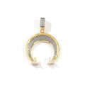 Gold Plated Geometric Star Moon Pendant Charm for DIY Necklace Jewelry Findings