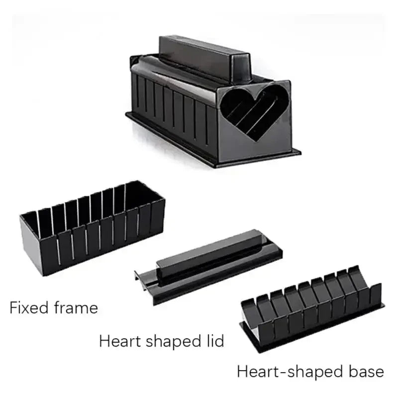 Multifunctional Sushi Making Kit with Shapes and Mold - Food-Grade Plastic DIY Tool