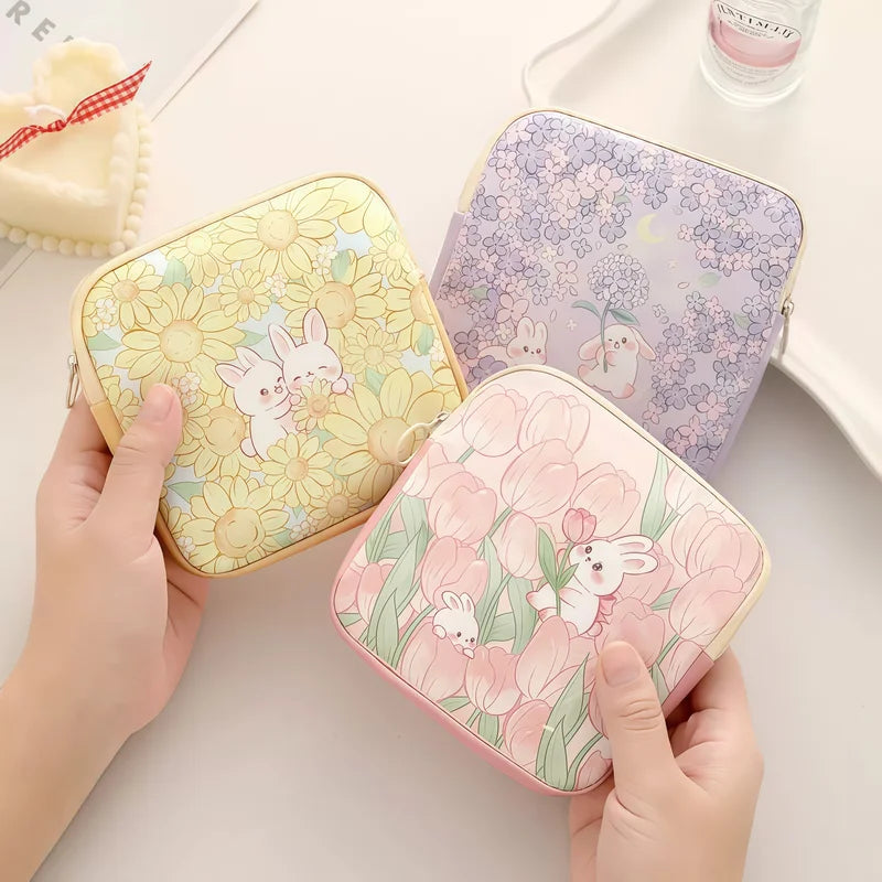 Menstrual Cup & Sanitary Napkin Storage Pouch - Feminine Care Organizer