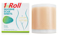Silicone Scar Sheets Roll Set - Waterproof Breathable Self-Adhesive Skin Cover, 4 Rolls