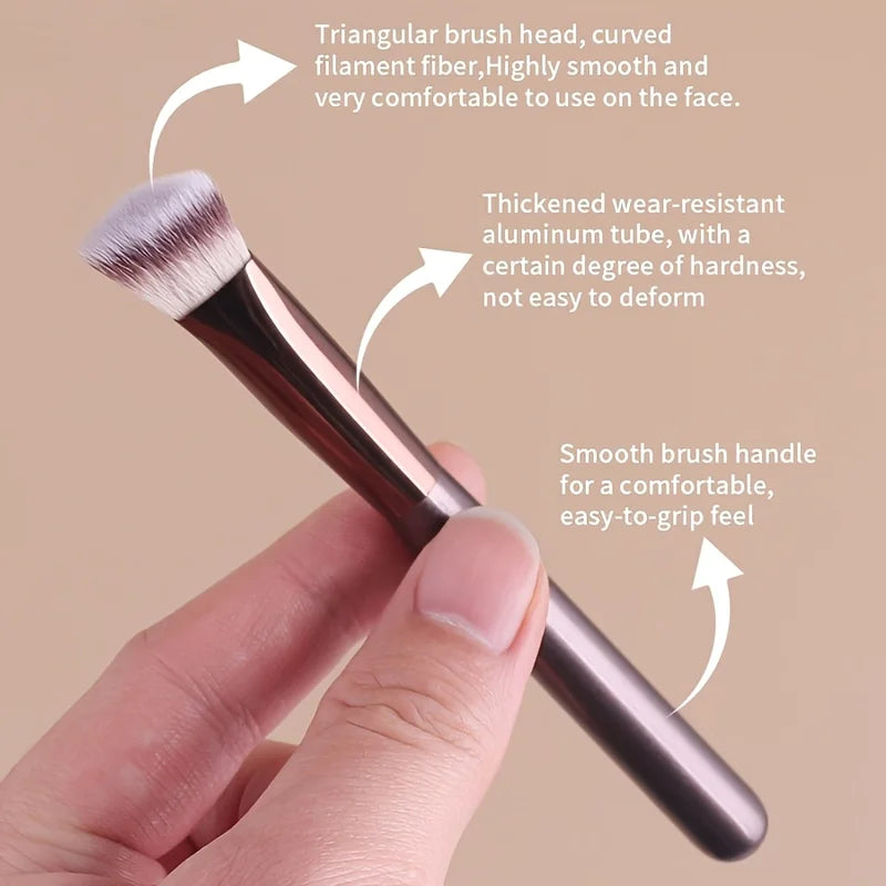 Dual-Ended Makeup Brush Set - 6 Pcs Foundation Concealer Contour Brushes for Beginners