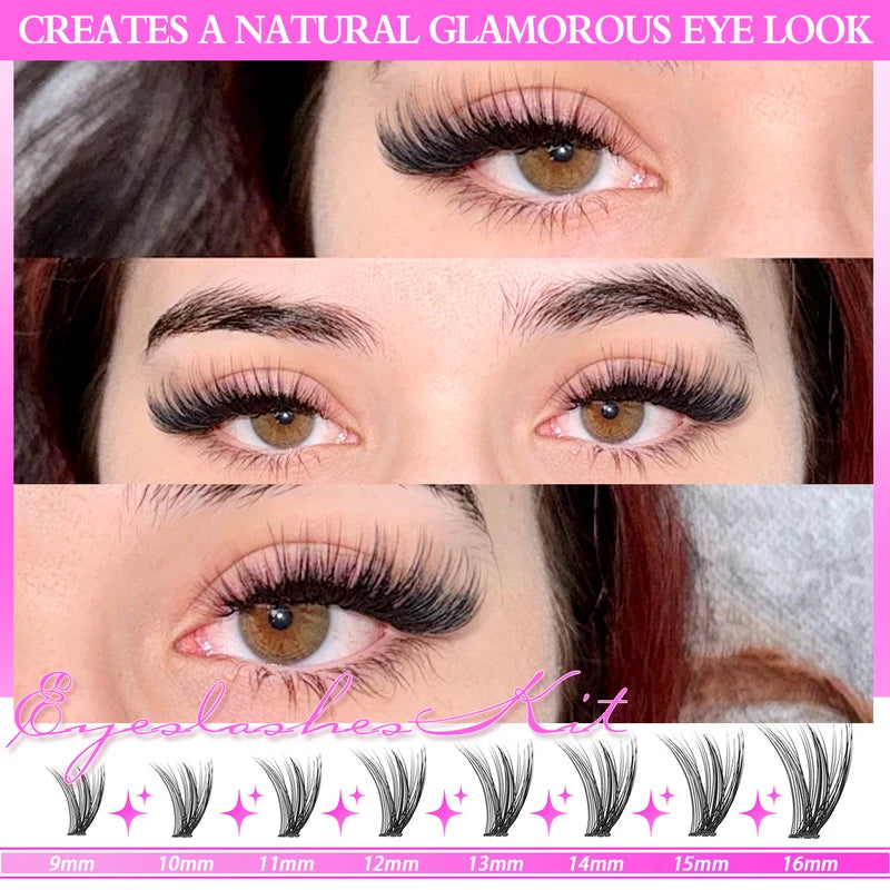 Natural Feather-Soft Slim Lash Kit - Effortless Daily Natural Makeup
